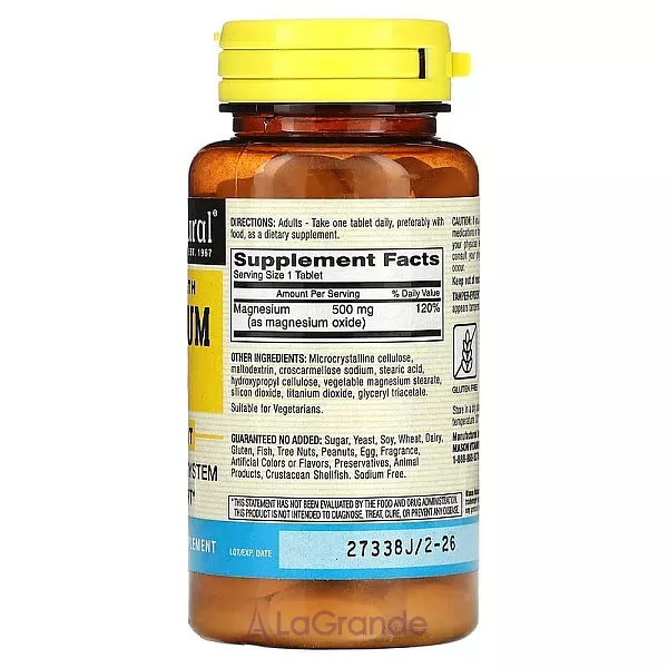 Mason Natural Magnesium Extra Strenght 500 mg ����������� ������� 