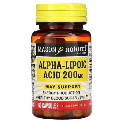 Mason Natural Alpha Lipoic Acid 200 mg ĳ  