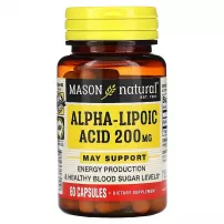 Mason Natural Alpha Lipoic Acid 200 mg ĳ������ ������� "����� ����� �������", 200 ��