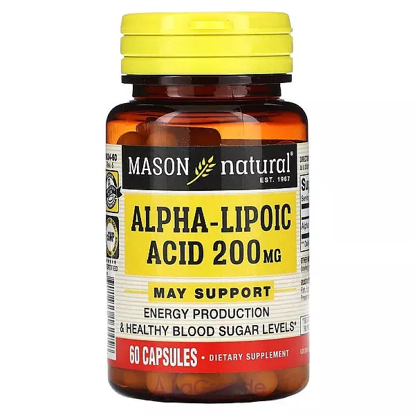 Mason Natural Alpha Lipoic Acid 200 mg ����������� ������� 
