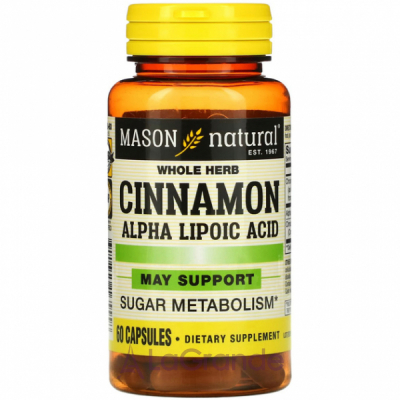 Mason Natural Cinnamon Alpha Lipoic Acid   