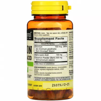 Mason Natural Cinnamon Alpha Lipoic Acid   