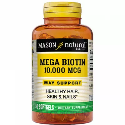 Mason Natural Mega Biotin 10000 mcg ĳ   ' ,    