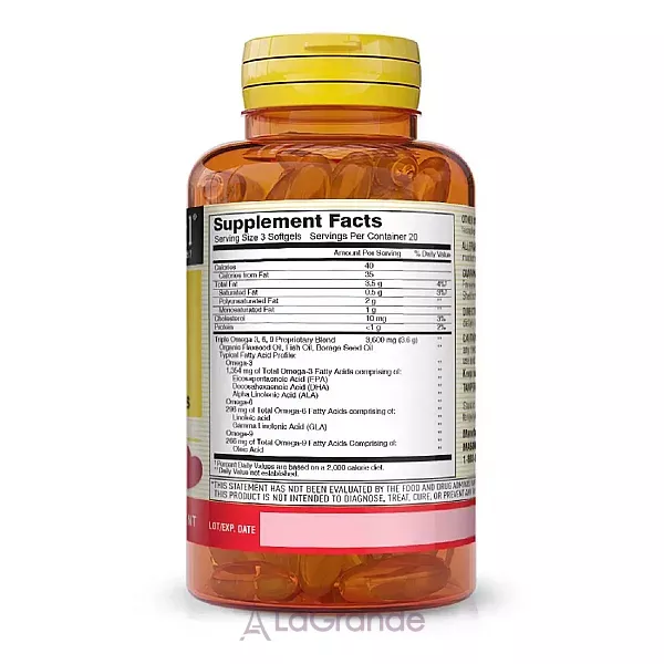 Mason Natural Omega 3-6-9 Fish, Flax & Borage Oils ����������� ������� 