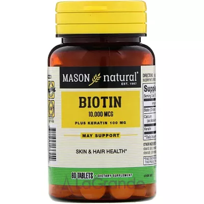 Mason Natural Biotin plus Keratin ĳ  
