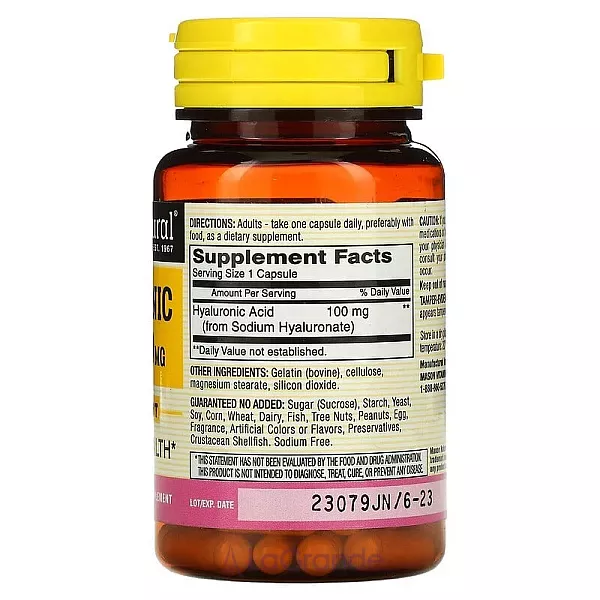 Mason Natural Hyaluronic Acid 100 mg ����������� ������� 