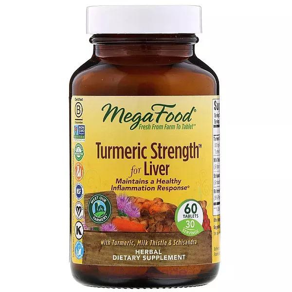 MegaFood Turmeric Strength for Liver ĳ������ ������� 