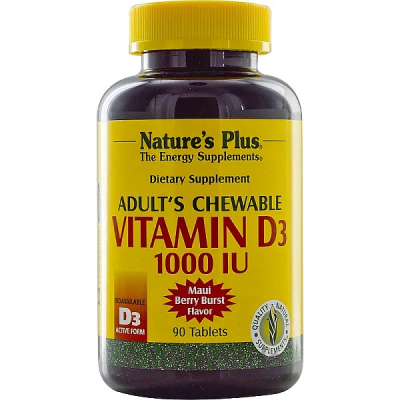 Natures Plus Vitamin D3 1000 IU ĳ  