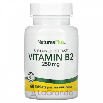 NaturesPlus Vitamin B2 250 mg ĳ  