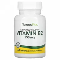 NaturesPlus Vitamin B2 250 mg ����������� ������� "������� B-2", 250 ��