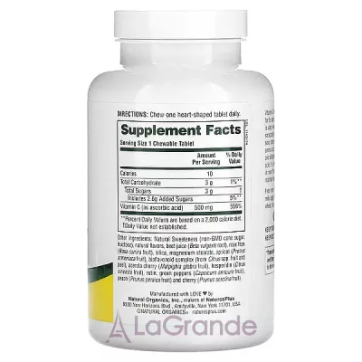 NaturesPlus Vitamin C Chewable Lovites 500 mg ĳ  
