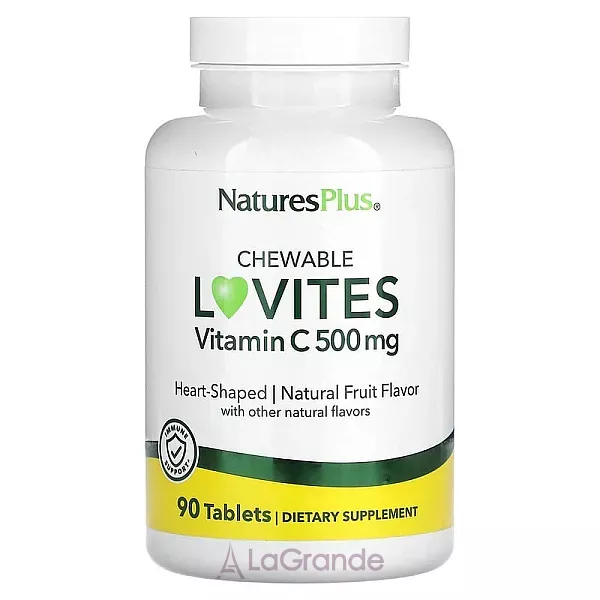 NaturesPlus Vitamin C Chewable Lovites 500 mg ����������� ������� 