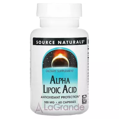 Source Naturals Alpha Lipoic Acid 300mg   