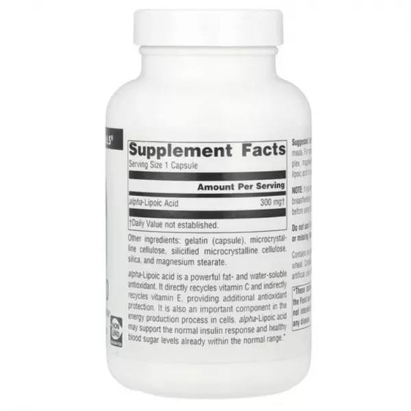 Source Naturals Alpha Lipoic Acid 300mg ����������� ������� 