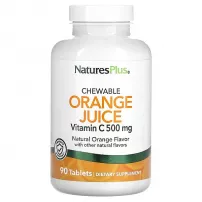 NaturesPlus Chewable Orange Juice Vitamin C 500 mg ����������� ������� "������� �", 500 ��, ����������� �������� �� ������ ���������