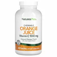 NaturesPlus Chewable Orange Juice Vitamin C 1000 mg ����������� ������� "������� �", 1000 ��, ����������� �������� �� ������ ���������