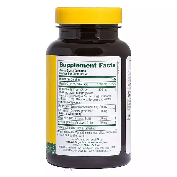 NaturesPlus Super C Complex ����� �������� �������� � � ���������������, 1000 ��/500 ��, �������������� �������