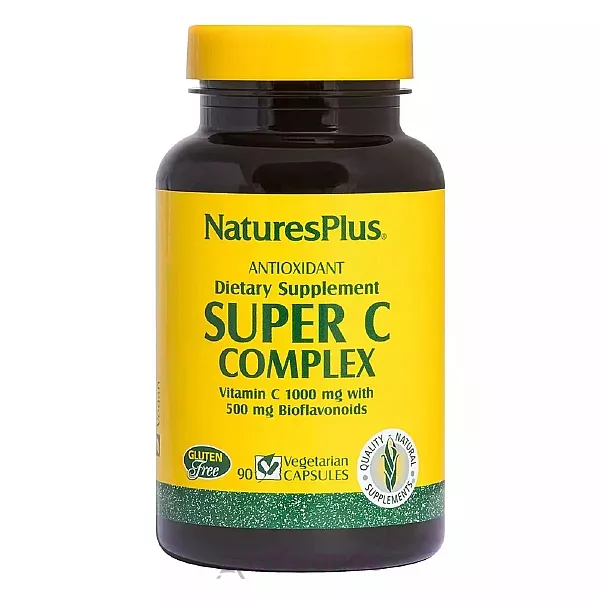 NaturesPlus Super C Complex ����� �������� �������� � � ���������������, 1000 ��/500 ��, �������������� �������