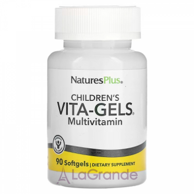 NaturesPlus Children's Multivitamin Vita-Gels    ,   