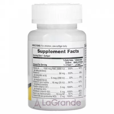 NaturesPlus Children's Multivitamin Vita-Gels    ,   