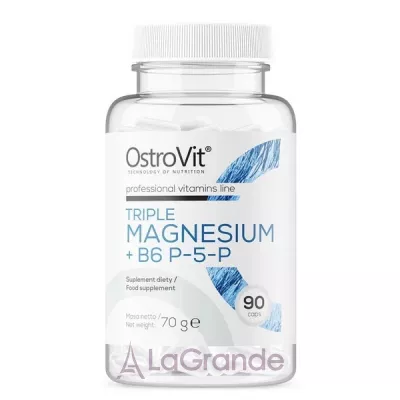 OstroVit Triple Magnesium + B6 P-5-P ĳ       6  