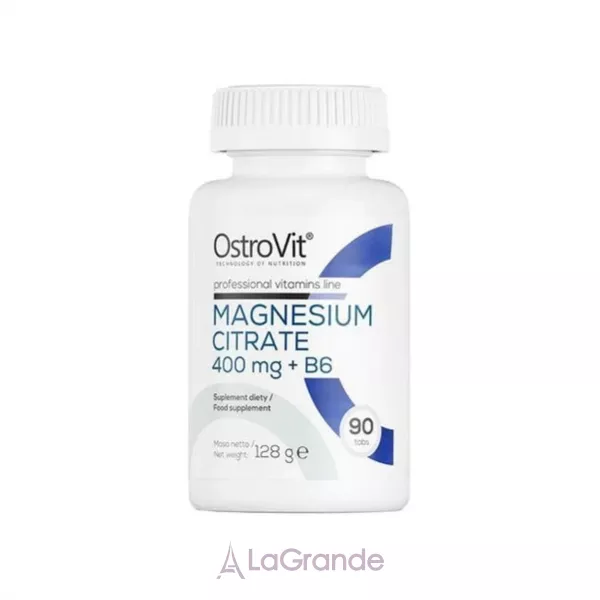 OstroVit Magnesium Citrate + B6 ���������-����������� �������� ������ ������ + B6 � ��������
