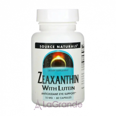 Source Naturals Zeaxanthin with Lutein 10mg   