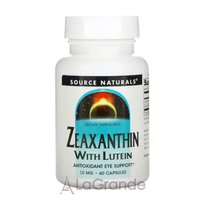 Source Naturals Zeaxanthin with Lutein 10mg   