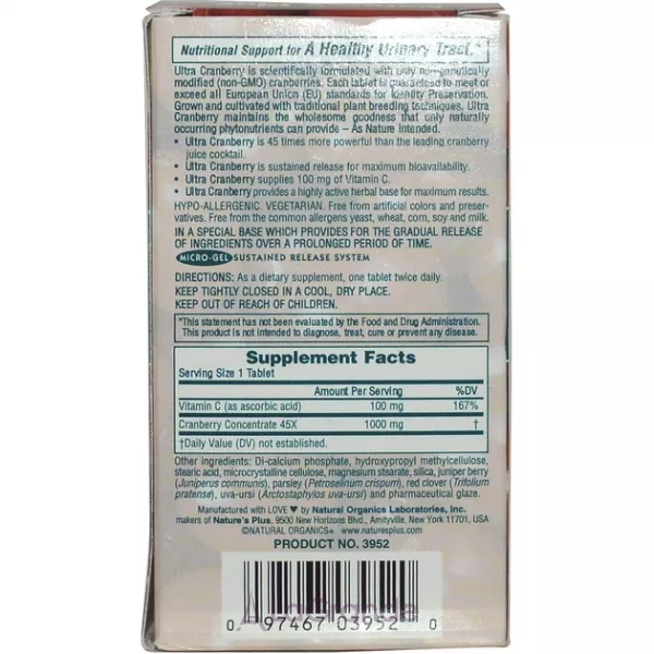 NaturesPlus Cranberry 1000 ����������� ������� 