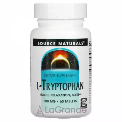 Source Naturals L-Tryptophan 500 mg ĳ  