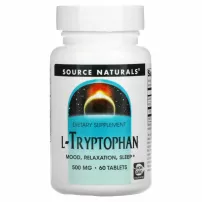 Source Naturals L-Tryptophan 500 mg ����������� ������� "L-���������", 500 ��, � ���������