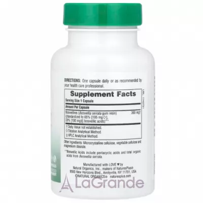 NaturesPlus Boswellin 300 mg ĳ  