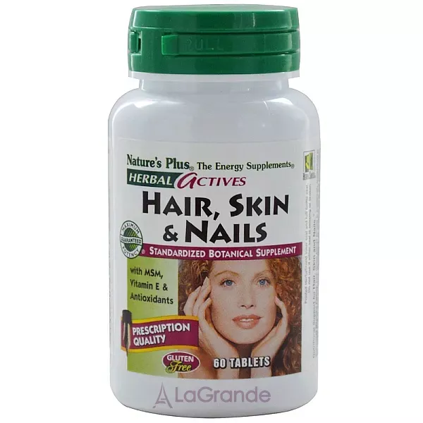 NaturesPlus Herbal Actives Hair, Skin & Nails ������������ �������� ��� �����, ���� � ������