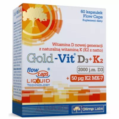 Olimp Gold Vit D3+K2 2000 IU/50 g ³ D3+K2