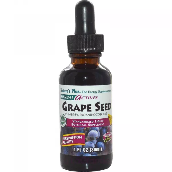 NaturesPlus Herbal Actives Grape Seed 25 mg ĳ������ ������� 