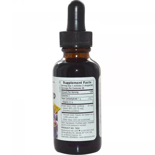 NaturesPlus Herbal Actives Grape Seed 25 mg ĳ������ ������� 