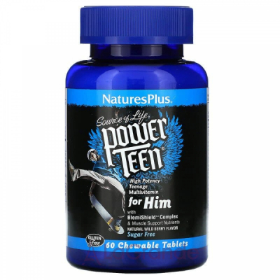 NaturesPlus Power Teen For Him ³  -,       