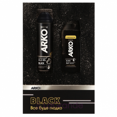 Arko Men Black  (shaving/gel/200ml + sh/gel/260ml)