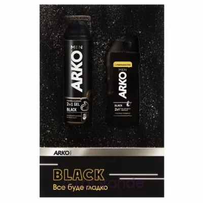Arko Men Black  (shaving/gel/200ml + sh/gel/260ml)