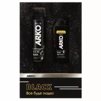 Arko Men Black ����� (shaving/gel/200ml + sh/gel/260ml)