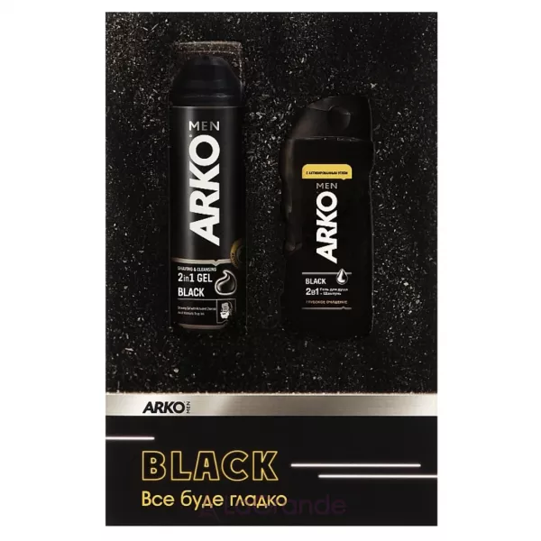 Arko Men Black ����� (shaving/gel/200ml + sh/gel/260ml)