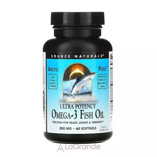 Source Naturals ArcticPure Omega-3 Fish Oil 850mg ĳ������ ������� 