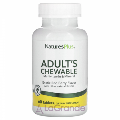 NaturesPlus Adult's Chewable Multivitamin & Mineral ������������ �� ������� ��� ��������, � ������ ���������� �������� ���