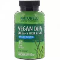 Naturelo Vegan DHA Omega-3 from Algae 800 mg ����������� ������� ��� ������� "���, �����-3 �� ����������", 800 ��