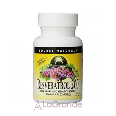 Source Naturals Resveratrol 200mg   