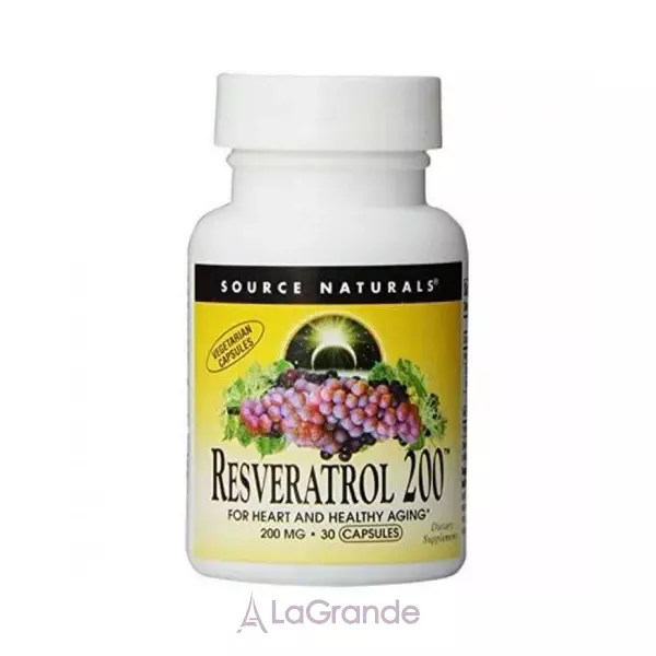 Source Naturals Resveratrol 200mg ĳ������ ������� 