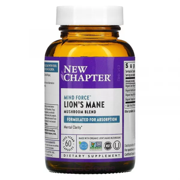 New Chapter Mind Force Lion's Mane ����������� ������� ��� ��������� ������ 