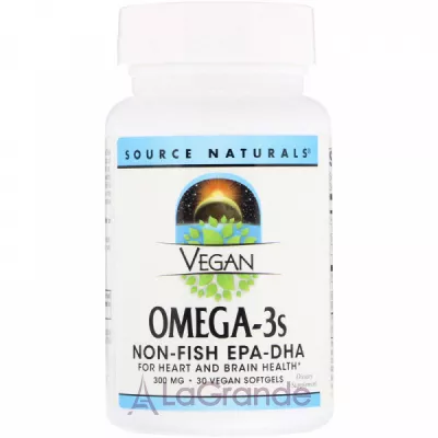 Source Naturals Vegan Omega-3S Non-Fish EPA-DHA 300mg   
