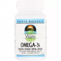 Source Naturals Vegan Omega-3S Non-Fish EPA-DHA 300mg ������� ������� "������� �����-3 ��� ������� (�������� ���-���)"