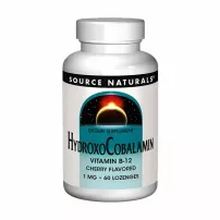 Source Naturals Vitamin B12 Hydroxocobalamin 1mg Cherry Flavored ������� ������� � ������ ����� "³���� B12 ó��������������"
